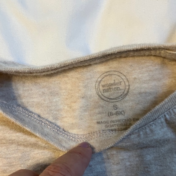 Old Navy Girls T-Shirt Trio - Mint, Cream, and Striped - Picture 5 of 11